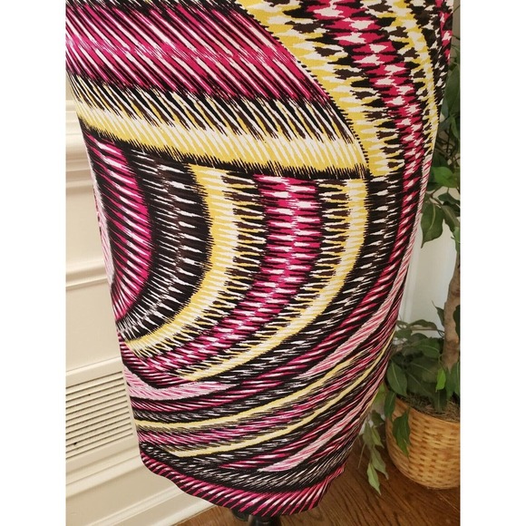 Alfani Women's Multicolor Polyester V-Neck Sleeveless Knee Length Dress Size 20W - Picture 4 of 11